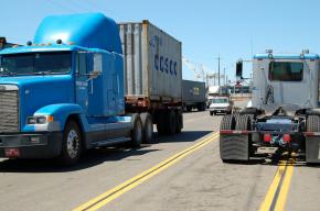 Truck drivers at the Port of Oakland experience "soot levels" about 2,000 times what is considered acceptable
