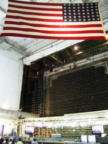Inside the Hanford B reactor in eastern Washington state