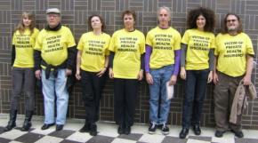 The Cigna 7 protesters, arrested for taking direct action for health care justice
