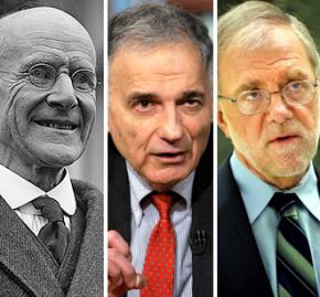 Eugene V. Debs, Ralph Nader and Howie Hawkins
