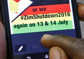 A social media post promoting the national shutdown