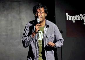 Hari Kondabolu performs stand-up