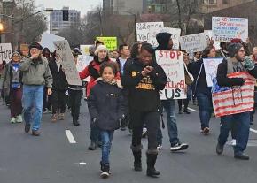 In the streets of Sacramento after the prosecutor cleared two officers in the killing of Joseph Mann