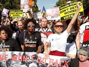 Activists take to the streets of Washington to protest Judge Kavanaugh
